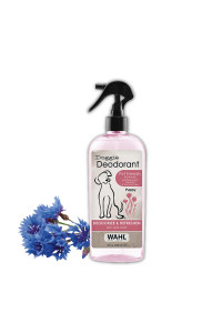 Wahl USA Cornflower Aloe Pet Deodorant Spray for All Dogs & Cats - Clean Fresh Smell Refreshes & Deodorizes - 8 oz - Model 820009A