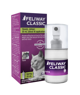 FELIWAY classic cat calming Pheromone Travel Spray (20 mL)