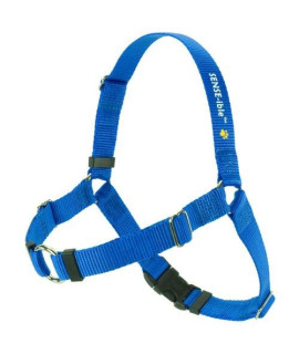 The Original Sense-ible No-Pull Dog Training Harness (Blue, Medium-Large Wide)