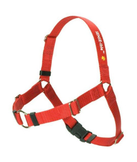 The Original Sense-ible No-Pull Dog Training Harness (Red, Medium-Large Narrow)