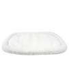 Long Rich HCT ERE-001 Super Soft Sherpa Crate Cushion Dog and Pet Bed, White, By Happycare Textiles,28.5 x 18 inches