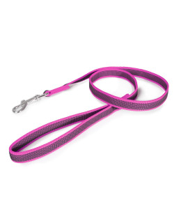 color & gray Super-grip Leash with Handle, 079 in x 33 ft, Pink-gray