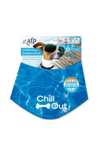 ALL FOR PAWS Chill Out Dog Ice Bandana, Instant Cooling Pet Bandana, Breathable Scarf Dog Cat Ice Collar for Summer