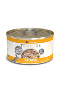 Weruva Truluxe Cat Food, On The Cat Wok With Chicken Breast & Beef In Pumpkin Soup, 3Oz Can (Pack Of 24)