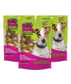Fido Belly Bones for Dogs, Yogurt Flavored Small Dog Dental Treats - 13 Treats Per Pack (3 Pack) - for Small Dogs (Made in USA) - Plaque and Tartar Control for Fresh Breath, Digestive Health Support