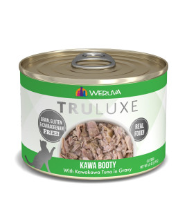 Weruva Truluxe Cat Food, Kawa Booty With Kawakawa Tuna In Gravy, 6Oz Can (Pack Of 24), Green