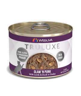 Weruva's TruLuxe Cat Food, Glam 'N Punk with Lamb & Duck in Gele, 6oz Can (Pack of 24)
