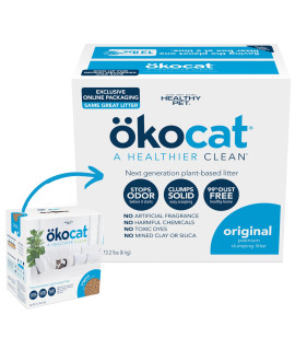 kocat Natural Wood Cat Litter, 13.2-Pound, Clumping (Packaging may vary)
