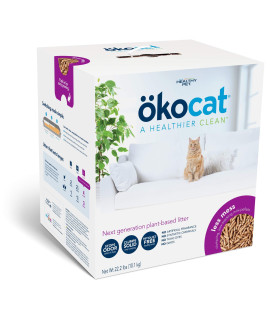 ?ocat Less Mess Natural Wood Clumping Cat Litter Mini-Pellets, Great for Long-Hair Breeds, Large, 22.2 lbs
