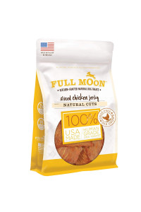 Full Moon Natural Cut Chicken Jerky Healthy All Natural Dog Treats Human Grade Grain Free 6 oz
