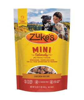 Zukes Dog Mini Natural Chicken 1Lb