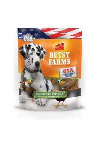 Betsy Farms Natural Duck Jerky Recipe Dog Treats- Duck Jerky Dog Treats, 12 Oz