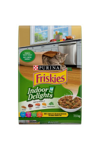 ? Friskies Indoor Delights Dry Cat Food 7.5 kg Bag