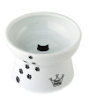 Necoichi Raised Stress Free Cat Food Bowl, Elevated, Backflow Prevention, Dishwasher and Microwave Safe, No.1 Seller in Japan! (Cat, Regular)