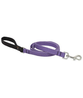 LupinePet Eco 34 Lilac 6-Foot Padded Handle Leash for Medium and Larger Dogs