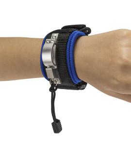 LIBERTY Wristband?(Blue) - Innovative Wristband for Dog Walking Attaches to Any Dog Leash Converting It Into A Hands Free Leash with Safety, Comfort and Control.