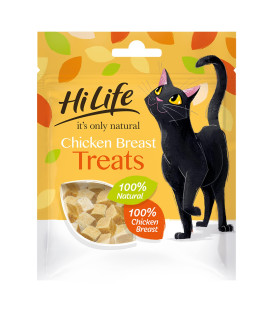 Hilife Its Only Natural cat Treats chicken Breast, Pack of 12