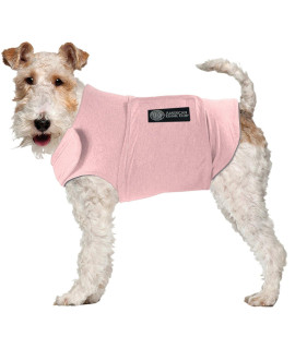 American Kennel Club Anti Anxiety and Stress Relief Calming Coat for Dogs, Extra Small, Pink