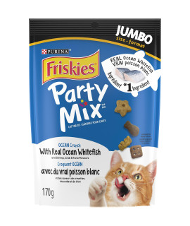 Friskies Party Mix Cat Treats, Ocean Crunch - 170 g