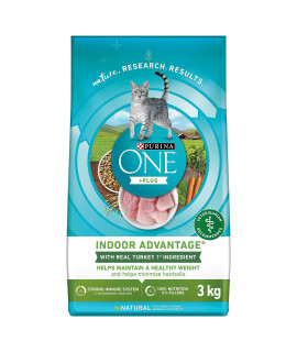 Purina ONE Dry Cat Food, Indoor Advantage 3 kg