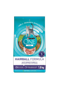 Purina ONE Dry Cat Food, Hairball Formula 1.8 kg