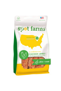 Spot Farms Chicken Jerky Healthy All Natural Dog Treats Human Grade For Skin And Coat 12 oz