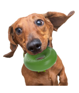 Goughnuts - Rubber Dog Chew Toy Med .75, Green, Ring