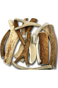 Premium Large Antler (+/- An Ounce Or Two) Variety Pack! No Pieces Under 6! Top Dog Chews Brand! (One Pound)