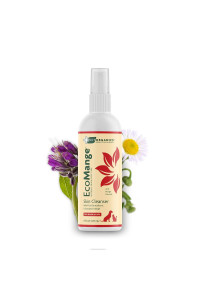 EcoMange Mange Relief for Dogs & Cats - 8 Oz. Cat & Dog Itch Relief, Sarcoptic & Demodectic Mite Spray - Herbal Extract & Essential Oil Itch Relief for Dogs - Natural Cat & Dog Sprays by Vet Organics