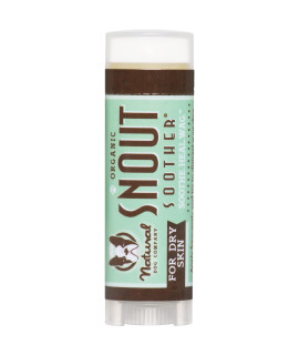 Natural Dog Company Snout Soother - Dog Nose Balm, Travel Stick, 0.15 oz., Dog Balm for Paws and Nose, Moisturizes & Soothes Dry Cracked Noses, Plant Based Nose Cream for Dogs