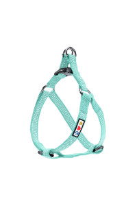 Pawtitas Reflective Step in Dog Harness or Reflective Vest Harness, Comfort Control, Training Walking of Your Puppy/Dog Extra Small Dog Harness XS Teal Dog Harness