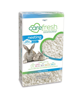 carefresh? White Nesting Small pet Bedding, 23L (Pack May Vary), White Nesting, 23L, 23 L
