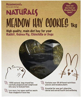 Rosewood Pet Meadow Hay Bales - Food For Small Animals (1 Pack), 22 Lb