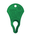 The Original Tick Key - Tick Detaching Device - Portable, Safe and Highly Effective Tick Detaching Tool (Green)