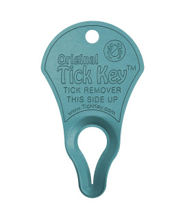 The Original Tick Key - Tick Detaching Device - Portable, Safe and Highly Effective Tick Detaching Tool (Sea Foam)