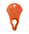 The Original Tick Key - Tick Detaching Device - Portable, Safe and Highly Effective Tick Detaching Tool (Orange)