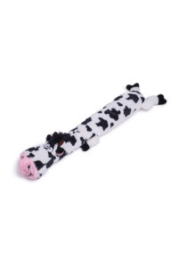 Petface Farmyard Buddies Lazy Moo Plush Dog Toy