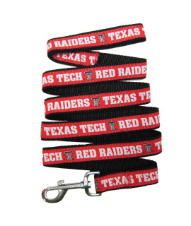 Pets First Collegiate Pet Accessories, Dog Leash, Texas Tech Red Raiders, Small