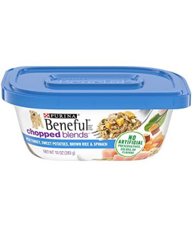 Purina Beneful Gravy, High Protein Wet Dog Food, Chopped Blends With Turkey - (8) 10 oz. Tubs