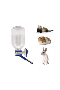 Choco Nose Patented No-Drip Water Bottle/Feeder for Guinea Pigs/Hamsters/Bunnies/Ferrets/Other Small Pets, Critters and Animals -for Cages, Crates or Wall Mount. 10.2 oz. Nozzle 10mm, Blue (C128)