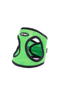 Bark Appeal Step-in Dog Harness, Mesh Step in Dog Vest Harness for Small & Medium Dogs, Non-Choking with Adjustable Heavy-Duty Buckle for Safe, Secure Fit - (Large, Lime Green)