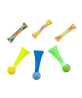 SPOT Ethical Pet Catnip Cat or Kitten Toy, Colorful Fun Tubes. Interactive Bouncy cat Toy, Assorted Color