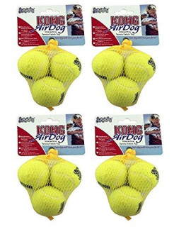 KONg Air Tennis Balls, Dog Toy X-Small x 12 Pack