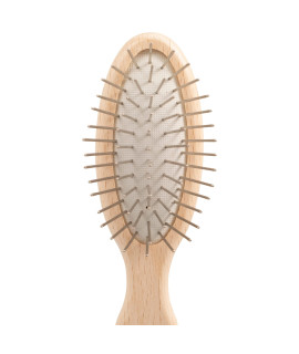Chris Christensen Dog Brush, 5.75 inch Little Wonder Pin Brush (20mm), Original Series, Groom Like a Professional, Stainless Steel Pins, Lightweight Beech Wood Body, Ground and Polished Tips