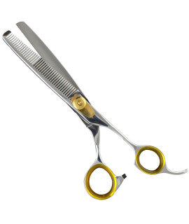Dog Thinning Scissors. 6.5 42-Tooth Grooming Thinning Scissors for Dogs, 440c Japanese Stainless Steel - Scissors by Sharf