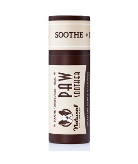 Natural Dog Company Paw Soother Balm, 2 oz. Stick, Dog Paw Cream and Lotion, Moisturizes & Soothes Irritated Paws & Elbows, Protects from Cracks & Wounds