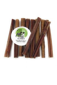Sancho & Lola's Bully Sticks for Dogs Standard (10 Count) - High-Protein Beef Pizzle Dog Chews - No Antibiotics, No Growth Hormones, Hand-Selected and Inspected in the USA
