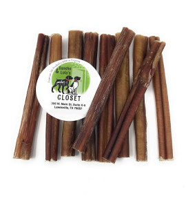 Sancho & Lola's Bully Sticks for Dogs Standard (10 Count) - High-Protein Beef Pizzle Dog Chews - No Antibiotics, No Growth Hormones, Hand-Selected and Inspected in the USA