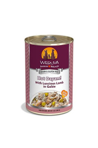 Weruva Classic Dog Food, Hot Dayam! with Lamb in Gele, 14oz Can (Pack of 12)