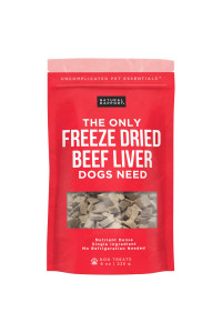 Natural Rapport Beef Liver Dog Treats - The Only Freeze Dried Beef Liver Dogs Need - Grain-Free Beef Bites, Dog Treats for Small and Large Dogs (8 oz.)